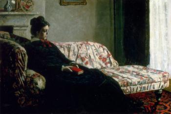 尅勞德 莫奈 Meditation (Madame Monet On The Sofa)
